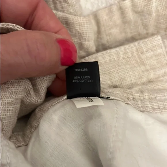 Express Cream High Waist Shorts Nautical Style - Picture 4 of 4